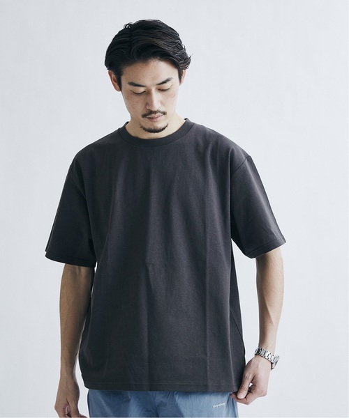 JOURNAL STANDARD（ジャーナルスタンダード）の「【汗染み防止 / UVカット】USAコットン ヘビーウェイト Tシャツ（Tシャツ/カットソー・メンズ・ホワイト/クリアブラック/ライトグレー/ライトグリーン/イエロー・SMALL/MEDIUM/LARGE/X-LARGE）」の12枚目の写真