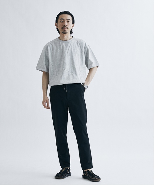 JOURNAL STANDARD（ジャーナルスタンダード）の「【汗染み防止 / UVカット】USAコットン ヘビーウェイト Tシャツ（Tシャツ/カットソー・メンズ・ホワイト/クリアブラック/ライトグレー/ライトグリーン/イエロー・SMALL/MEDIUM/LARGE/X-LARGE）」の14枚目の写真