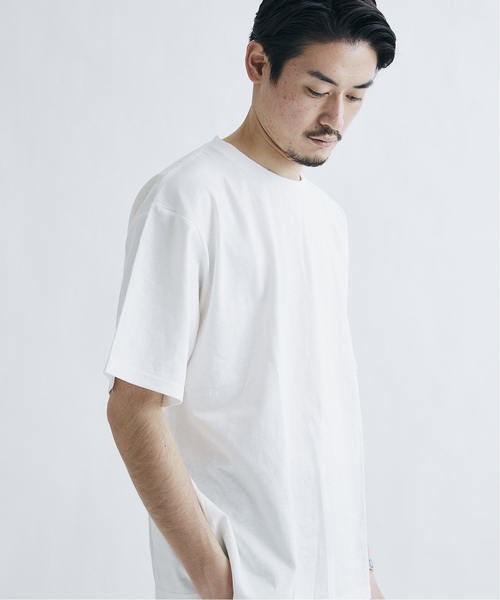 JOURNAL STANDARD（ジャーナルスタンダード）の「【汗染み防止 / UVカット】USAコットン ヘビーウェイト Tシャツ（Tシャツ/カットソー・メンズ・ホワイト/クリアブラック/ライトグレー/ライトグリーン/イエロー・SMALL/MEDIUM/LARGE/X-LARGE）」の20枚目の写真