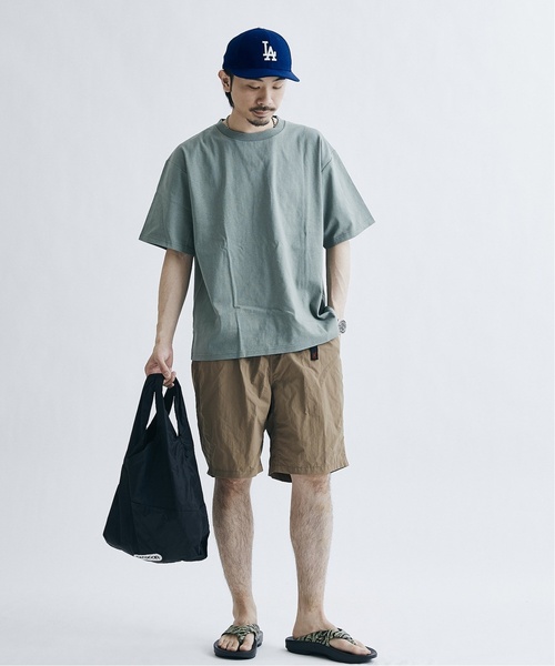 JOURNAL STANDARD（ジャーナルスタンダード）の「【汗染み防止 / UVカット】USAコットン ヘビーウェイト Tシャツ（Tシャツ/カットソー・メンズ・ホワイト/クリアブラック/ライトグレー/ライトグリーン/イエロー・SMALL/MEDIUM/LARGE/X-LARGE）」の22枚目の写真