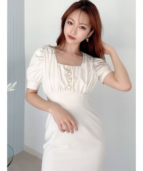 RESEXXY（リゼクシー）の「パフスリーブマーメイドワンピース（ワンピース・レディース・ブラック/ピンク/アイボリー/その他1・FREE）」の16枚目の写真