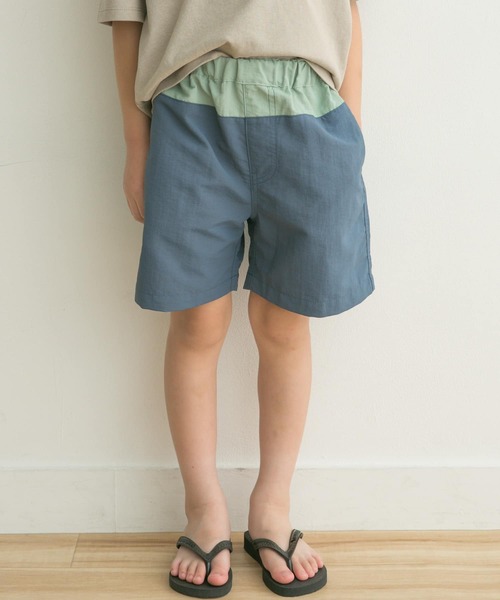 URBAN RESEARCH DOORS（アーバンリサーチドアーズ）の「撥水バイカラーショーツ(KIDS)（その他パンツ・キッズ・イエロー/ブルー・120/105/135）」の15枚目の写真