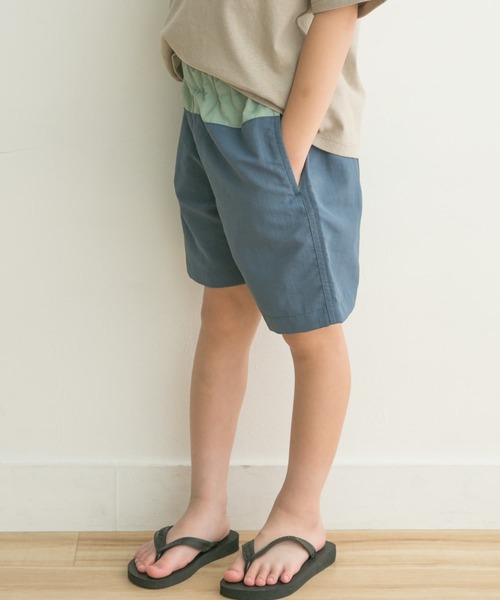 URBAN RESEARCH DOORS（アーバンリサーチドアーズ）の「撥水バイカラーショーツ(KIDS)（その他パンツ・キッズ・イエロー/ブルー・120/105/135）」の16枚目の写真