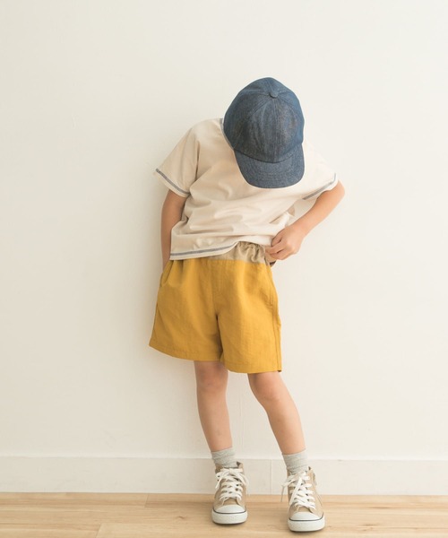 URBAN RESEARCH DOORS（アーバンリサーチドアーズ）の「撥水バイカラーショーツ(KIDS)（その他パンツ・キッズ・イエロー/ブルー・120/105/135）」の3枚目の写真