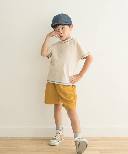 URBAN RESEARCH DOORS（アーバンリサーチドアーズ）の「撥水バイカラーショーツ(KIDS)（その他パンツ・キッズ・イエロー/ブルー・120/105/135）」の4枚目の写真