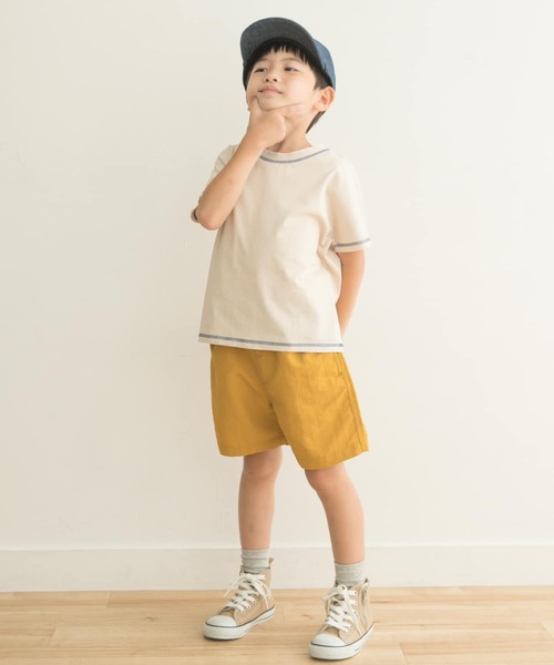 URBAN RESEARCH DOORS（アーバンリサーチドアーズ）の「撥水バイカラーショーツ(KIDS)（その他パンツ・キッズ・イエロー/ブルー・120/105/135）」の5枚目の写真