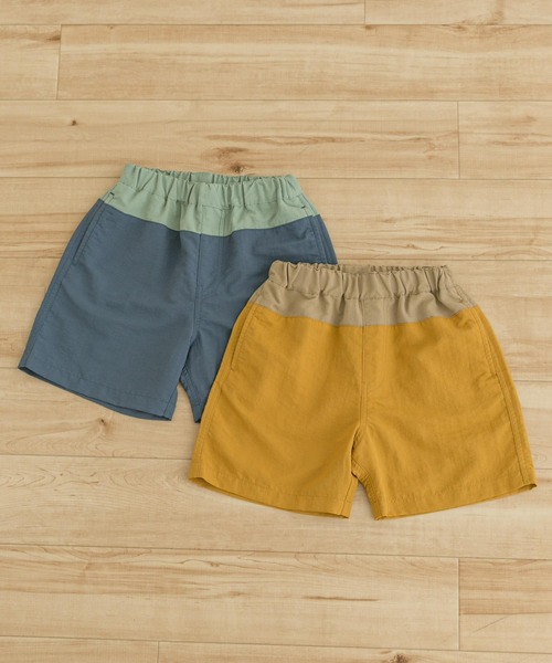 URBAN RESEARCH DOORS（アーバンリサーチドアーズ）の「撥水バイカラーショーツ(KIDS)（その他パンツ・キッズ・イエロー/ブルー・120/105/135）」の9枚目の写真