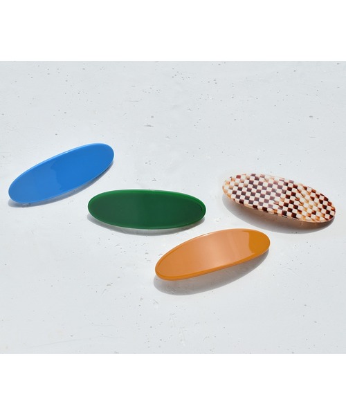 GOLDY（ゴールディ）の「ワイド オーバル アセチ バレッタ（バレッタ/ヘアクリップ・レディース・グリーン/ターコイズブルー/オレンジ/その他1・FREE）」の7枚目の写真