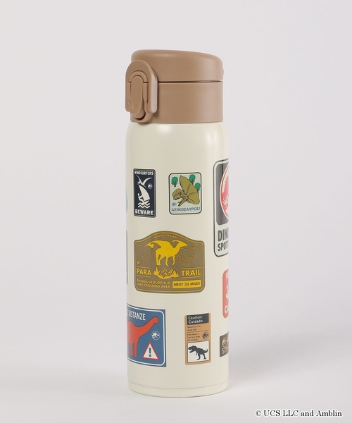 niko and...（ニコアンド）の「【ジュラシック・ワールド】コラボステンレスボトル/容量480ml（グラス/マグカップ/タンブラー・レディース・グレー/オフホワイト・0）」の5枚目の写真