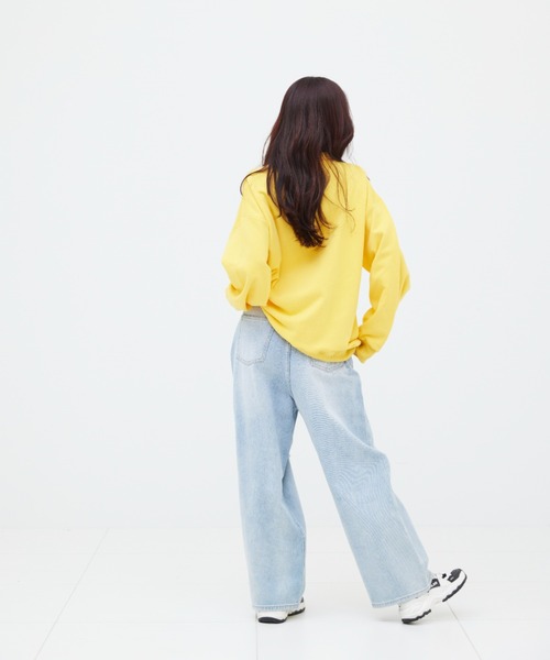 17HR（セブンティーンアワーズ）の「ロゴ刺繍スウェット（スウェット・レディース・イエロー/グリーン/ブルー・FREE）」の20枚目の写真