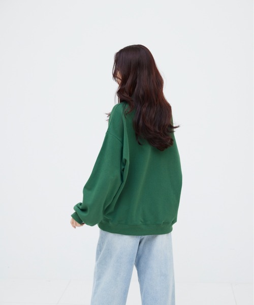 17HR（セブンティーンアワーズ）の「ロゴ刺繍スウェット（スウェット・レディース・イエロー/グリーン/ブルー・FREE）」の14枚目の写真