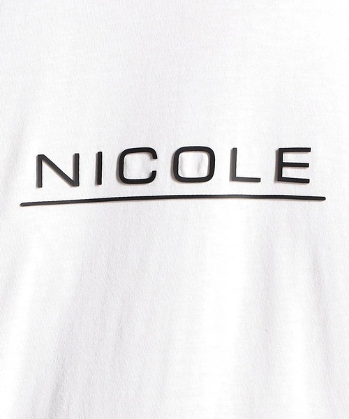 HIDEAWAYS NICOLE(ハイダウェイニコル)の「ダブルシルケットロゴプリント長袖Tシャツ(Tシャツ/カットソー・メンズ・ホワイト/ホワイト系その他/ブラック系その他/ブラック・MEDIUM/LARGE/X-LARGE/XX-LARGE)」の14枚目の写真