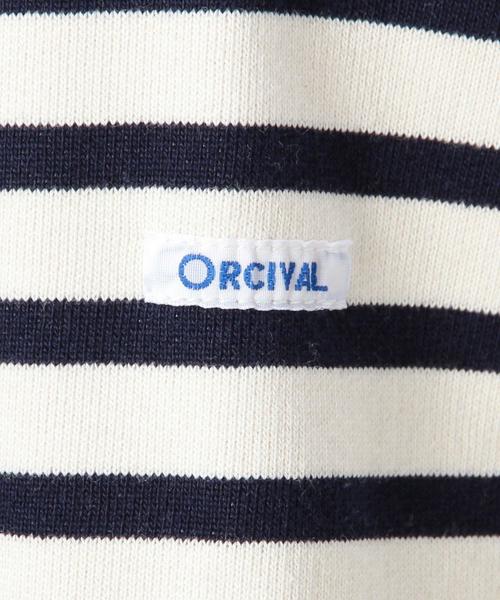 ORCIVAL（オーシバル）の「BYBC ORCIVAL ボーダーカットソー（Tシャツ/カットソー・レディース・オフホワイト/ネイビー・1）」の14枚目の写真