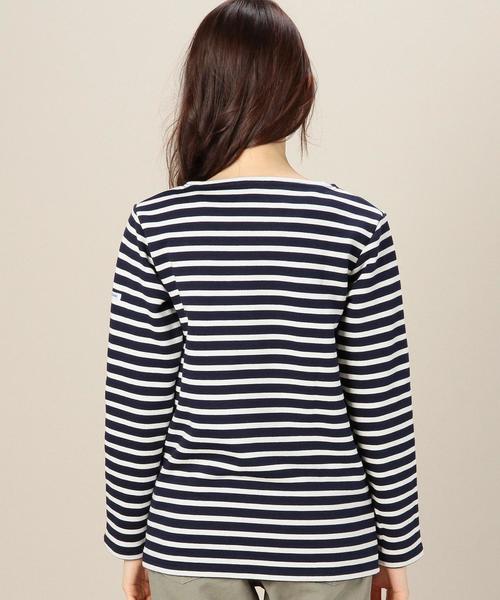 ORCIVAL（オーシバル）の「BYBC ORCIVAL ボーダーカットソー（Tシャツ/カットソー・レディース・オフホワイト/ネイビー・1）」の8枚目の写真