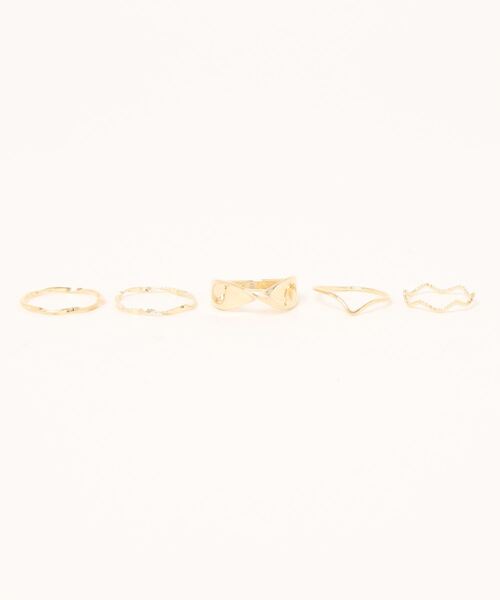 VENCEEXCHANGE(ヴァンスエクスチェンジ)の「ネジリリング5セット(リング・レディース・Silver/GOLD ・FREE)」の11枚目の写真