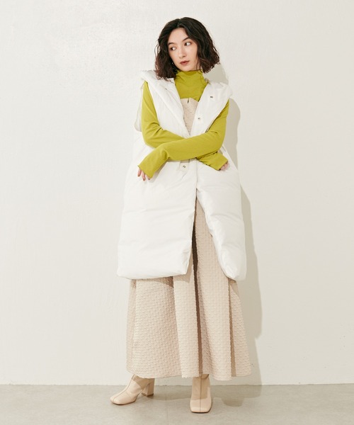 Lui's(ルイス)の「デザインダウンベスト(ダウンベスト・レディース・ホワイト/ブラック/ブルー・FREE)」の5枚目の写真