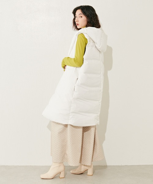 Lui's(ルイス)の「デザインダウンベスト(ダウンベスト・レディース・ホワイト/ブラック/ブルー・FREE)」の6枚目の写真