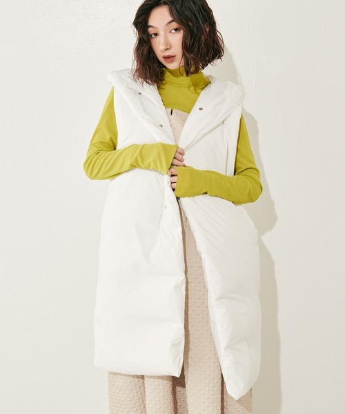 Lui's(ルイス)の「デザインダウンベスト(ダウンベスト・レディース・ホワイト/ブラック/ブルー・FREE)」の7枚目の写真