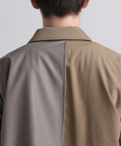 HARE（ハレ）の「レザーキリカエトレンチシャツ(HARE)（シャツ