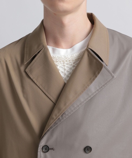 HARE（ハレ）の「レザーキリカエトレンチシャツ(HARE)（シャツ