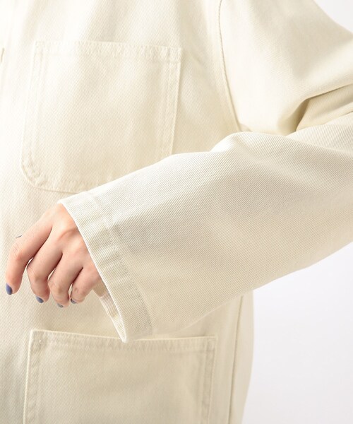 THE SHOP TK (ザ ショップ ティーケー )の「◆デニムチャイナジャケット(デニムジャケット・レディース・ネイビー/オフホワイト・12)」の11枚目の写真