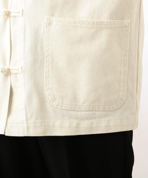 THE SHOP TK (ザ ショップ ティーケー )の「◆デニムチャイナジャケット(デニムジャケット・レディース・ネイビー/オフホワイト・12)」の12枚目の写真