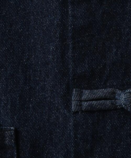 THE SHOP TK (ザ ショップ ティーケー )の「◆デニムチャイナジャケット(デニムジャケット・レディース・ネイビー/オフホワイト・12)」の13枚目の写真