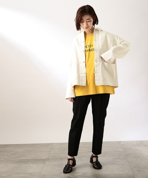THE SHOP TK (ザ ショップ ティーケー )の「◆デニムチャイナジャケット(デニムジャケット・レディース・ネイビー/オフホワイト・12)」の21枚目の写真