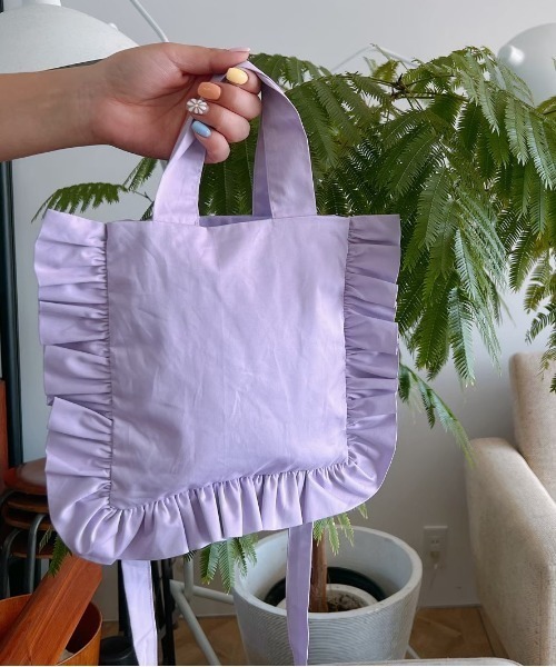 Vicente（ヴィセンテ）の「Vicente petal bag（ショルダーバッグ・レディース・ホワイト/グリーン/ネイビー/パープル/イエロー・FREE）」の4枚目の写真