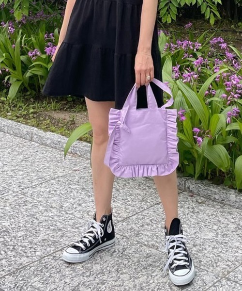 Vicente（ヴィセンテ）の「Vicente petal bag（ショルダーバッグ・レディース・ホワイト/グリーン/ネイビー/パープル/イエロー・FREE）」の11枚目の写真