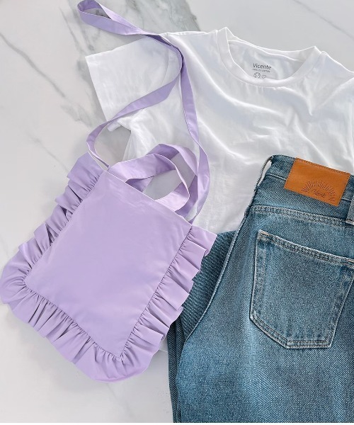 Vicente（ヴィセンテ）の「Vicente petal bag（ショルダーバッグ・レディース・ホワイト/グリーン/ネイビー/パープル/イエロー・FREE）」の12枚目の写真