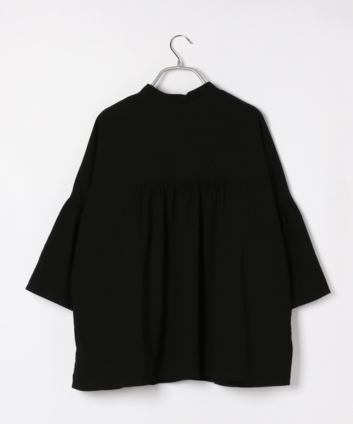 LOWRYS FARM(ローリーズファーム)の「バンドカラーフリルシャツ 123105(シャツ/ブラウス・レディース・ブラック/アイボリー/ブルー/グリーン・FREE)」の13枚目の写真