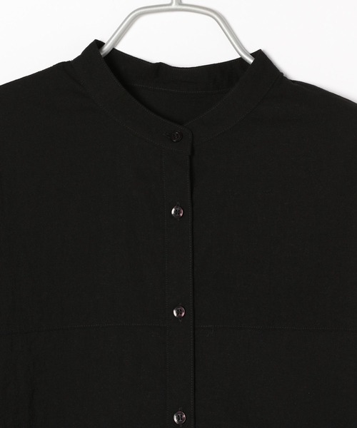 LOWRYS FARM(ローリーズファーム)の「バンドカラーフリルシャツ 123105(シャツ/ブラウス・レディース・ブラック/アイボリー/ブルー/グリーン・FREE)」の11枚目の写真