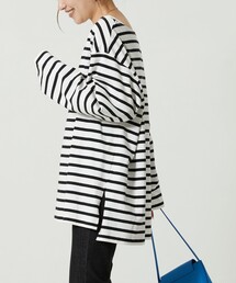 FREAK'S STORE | 【WEB限定】バスクボーダーチュニックロングスリーブTシャツ(Tシャツ/カットソー)