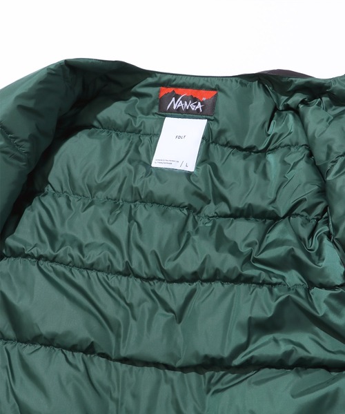 FIDELITY（フィデリティ）の「[NANGA X FDLT] DOWN BLOUSON / ダウンブルゾン（ダウンジャケット/コート・メンズ・ベージュ/ブラック・MEDIUM/LARGE）」の6枚目の写真