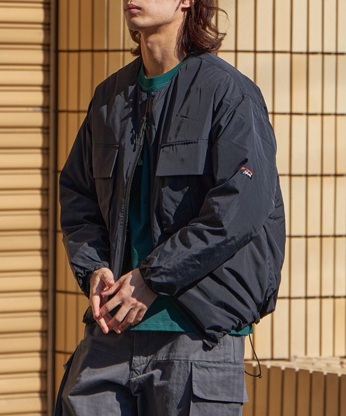 FIDELITY（フィデリティ）の「[NANGA X FDLT] DOWN BLOUSON / ダウンブルゾン（ダウンジャケット/コート・メンズ・ベージュ/ブラック・MEDIUM/LARGE）」の18枚目の写真