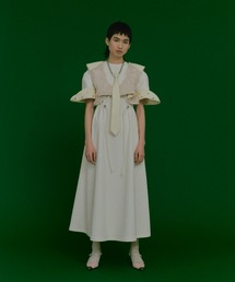 KISHIDAMIKI キシダミキ ベージュベスト キシダミキ KISHIDAMIKI ベスト ベージュ×ブラック サイズ：F