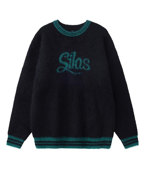 SILAS(サイラス)の「SHAGGY KNIT SWEATER(ニット/セーター・メンズ・ブラック/ネイビー/グリーン・M/L/XL)」の2枚目の写真