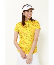 PING（ピン）の「【PING APPAREL】ブルームインザデザート総柄 ハイネックカットソー (LADIES)（Tシャツ/カットソー）」