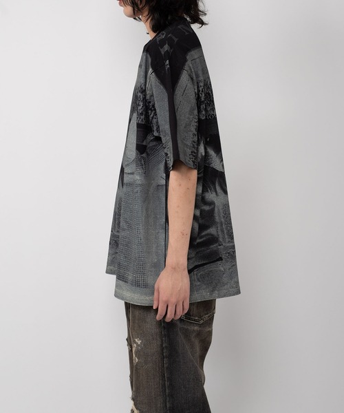 MYne（マイン）の「MYne マイン / Child Printed T-shirt ビッグシルエットプリントTシャツ / G09TS034（Tシャツ/カットソー・メンズ・ホワイト/ブラック・LARGE）」の9枚目の写真