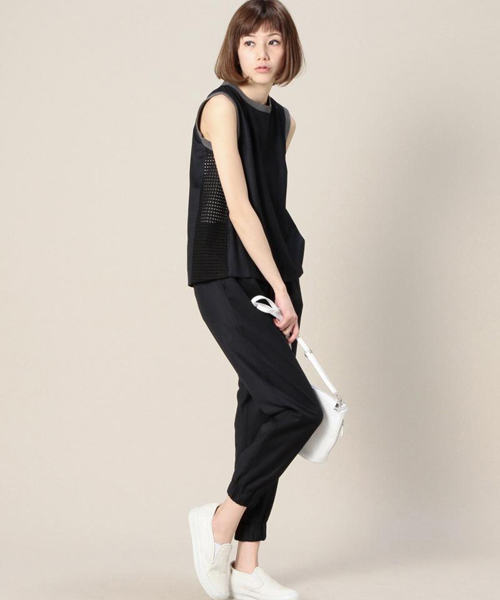 ROSE BUD（ローズバッド）の「LBL-15122 SLV-LESS SIDE MESH P/O（シャツ/ブラウス・レディース・グレー/ネイビー・ONE SIZE）」の13枚目の写真