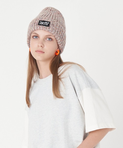 Levi's（リーバイス）の「Levi's/リーバイス WOMEN'S チャンキー ビーニー（ニットキャップ/ビーニー・レディース・マルチ・OS）」の4枚目の写真