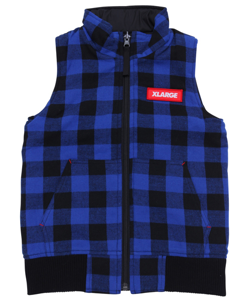 XLARGE KIDS（エクストララージキッズ）の「REVERSIBLE VEST（ベスト・キッズ・カモフラージュ/ブルー・4T/5T/6T/7T/8T）」の13枚目の写真