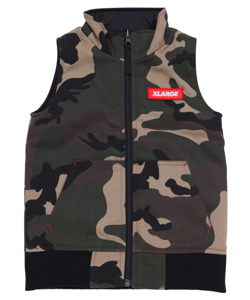 XLARGE KIDS（エクストララージキッズ）の「REVERSIBLE VEST（ベスト・キッズ・カモフラージュ/ブルー・4T/5T/6T/7T/8T）」の9枚目の写真