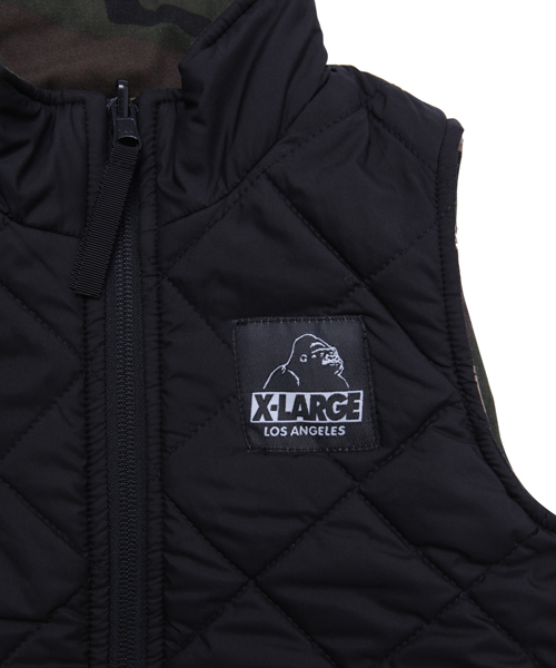 XLARGE KIDS（エクストララージキッズ）の「REVERSIBLE VEST（ベスト・キッズ・カモフラージュ/ブルー・4T/5T/6T/7T/8T）」の3枚目の写真