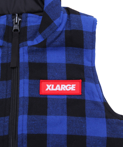 XLARGE KIDS（エクストララージキッズ）の「REVERSIBLE VEST（ベスト・キッズ・カモフラージュ/ブルー・4T/5T/6T/7T/8T）」の4枚目の写真