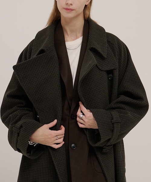 EMMA CLOTHES（エマクローズ）の「2WAYオーバーサイズメルトンダブル