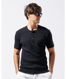 wjk | waffle henley(Tシャツ/カットソー)