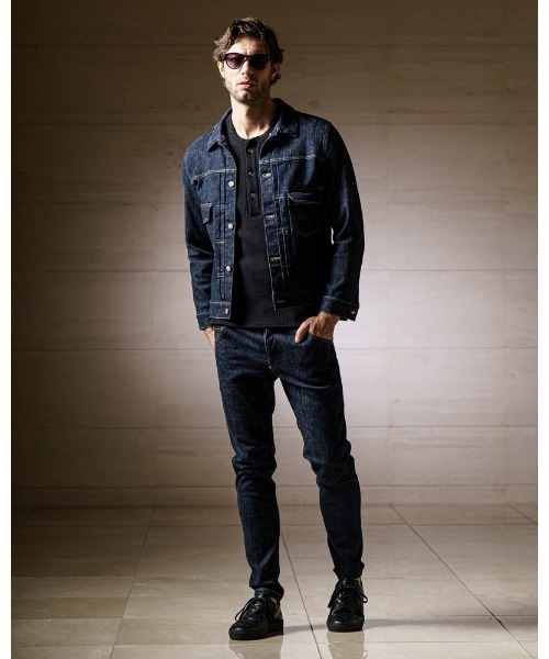 wjk（ダヴルジェイケイ）の「waffle henley（Tシャツ/カットソー・メンズ・ブラック/グレイッシュベージュ/ホワイト/ダークグレー・LARGE/SMALL/MEDIUM/X-LARGE）」の21枚目の写真