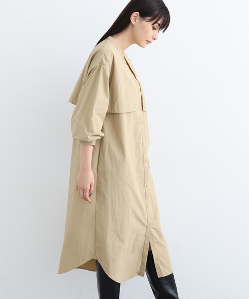 INDIVI（インディヴィ）の「◇ケープロングワンピース